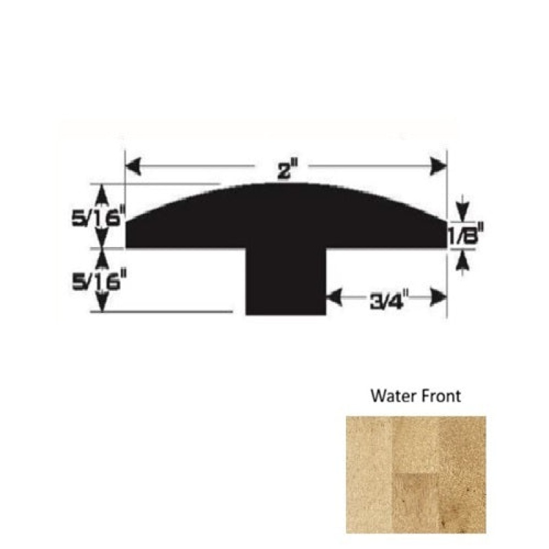 Grand Pacific Waterfront 90" T Molding – Ultra Low Gloss Urethane