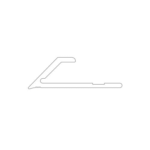Satin Nickel 1" x 84" Reducer