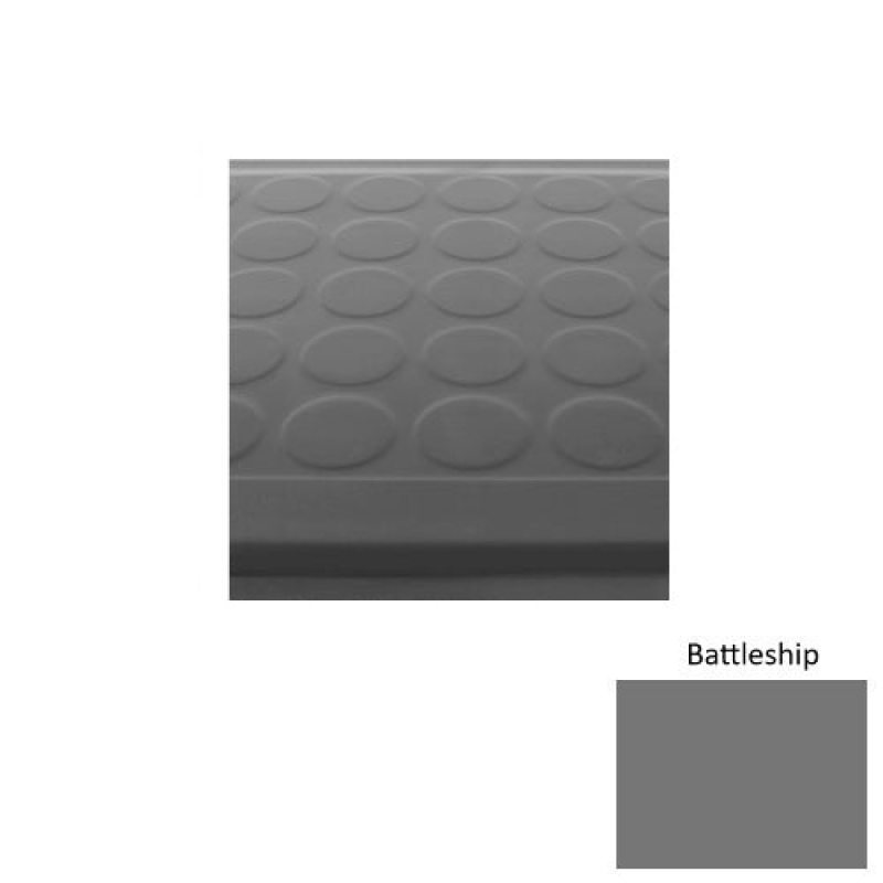 Solid 92 Battleship Low Profile Raised Circular Stair Tread