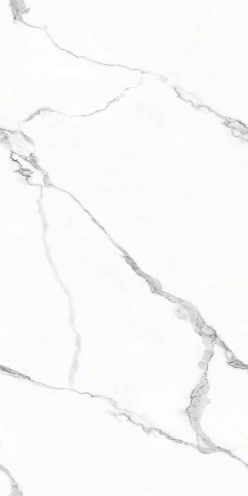 Rolls 104 White Porcelain Tile - Polished - 32" X 63"