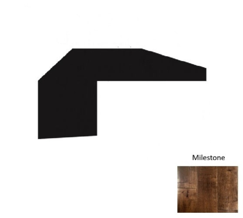 Cornerstone Milestone Hardwood Moulding / Trim - 78" Threshold - Hand Scraped