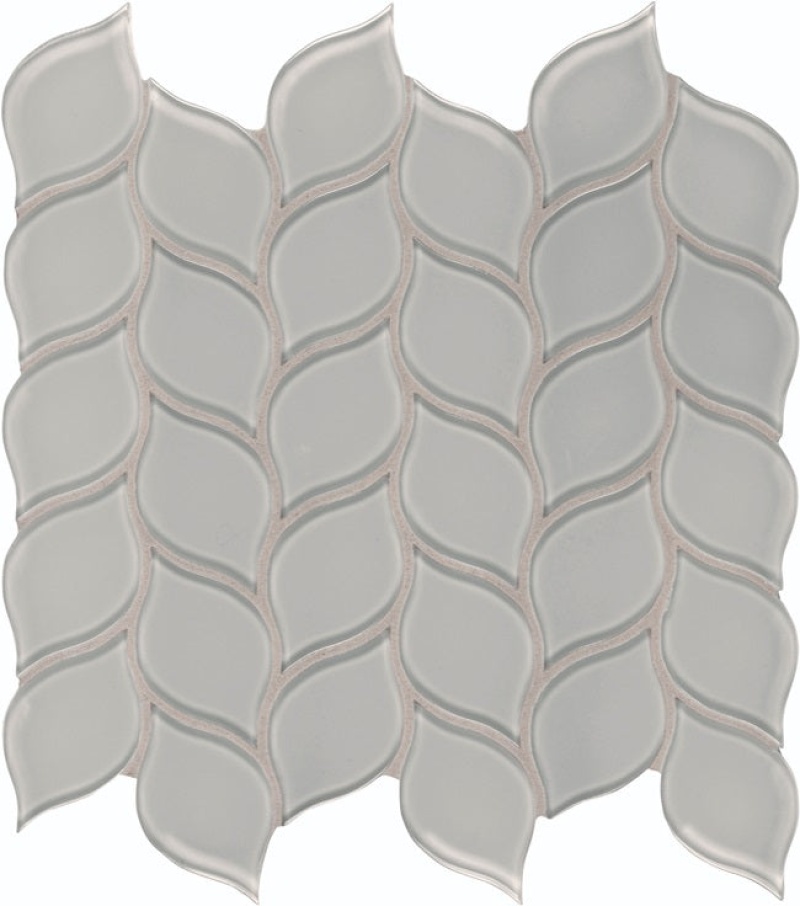 Aquatica Element Shadow Glass Mosaic - Petal - Glossy
