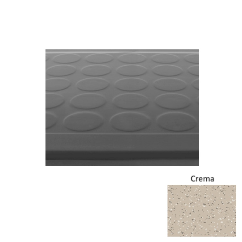 Fiesta 92 Crema Textured Rubber Stair Tread