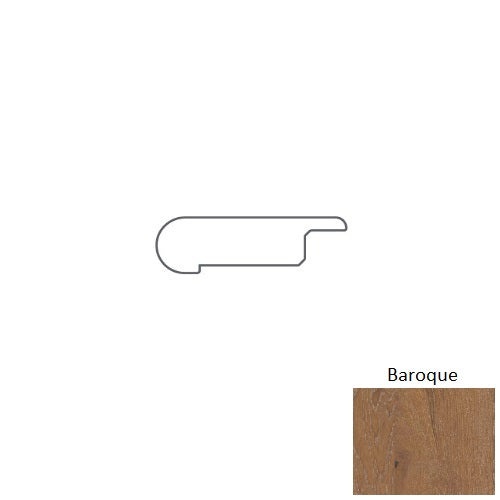 Castlewood Oak Baroque Hardwood Overlap Stairnose