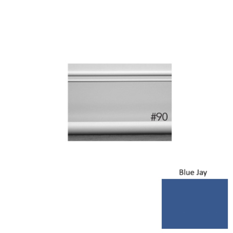 Pinnacle Plus #90 Intrigue Blue Jay Rubber Coil Wall Base - 4" X 60 Ft