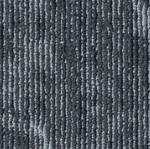 Inked Batik Blue Nylon Carpet Tile - Pattern - 18" X 36"