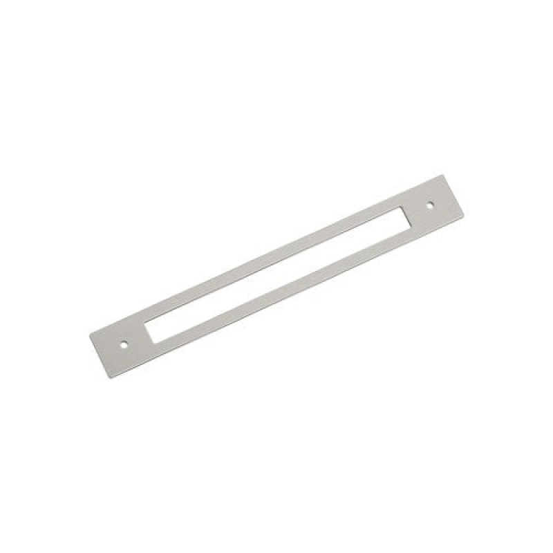 Medora Zinc Pull Cabinet Backplate - Satin Nickel