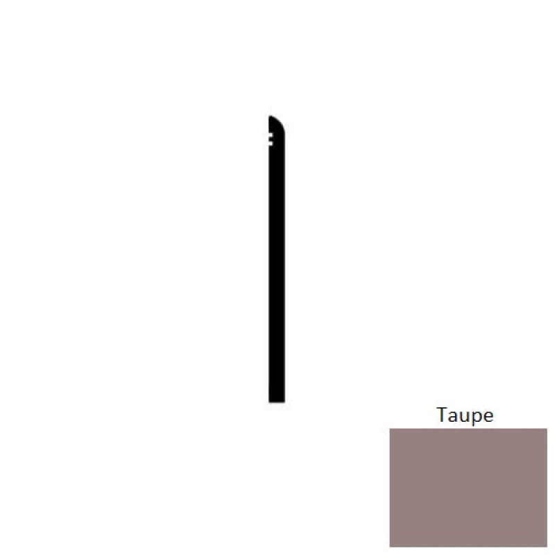 Taupe Vinyl Wall Base 4" x 48" x .080"