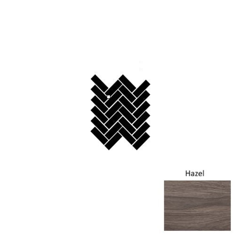 Eluvio Hazel Porcelain Mosaic - Herringbone - Matte