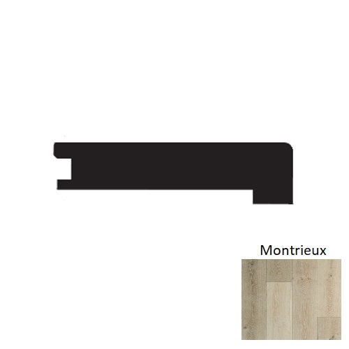 Mediterranean Montrieux Hardwood Square Flush Stair Nose
