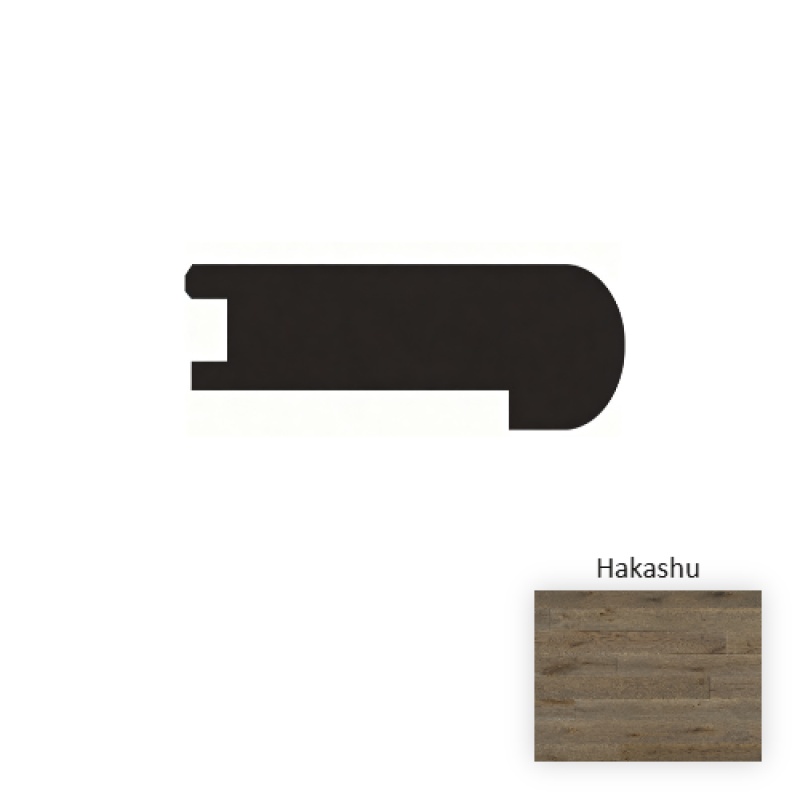 Mizunara Woods Hakashu Hardwood Moulding / Trim - 3" X 90" Flush Stair Nose - 3" X 90"