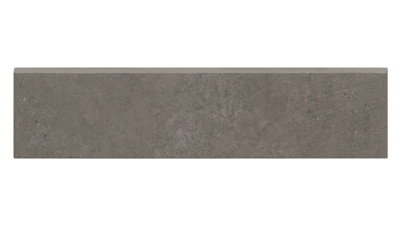Simply Modern Coffee Porcelain Floor & Wall Trim - 3" X 12" Bullnose - Honed
