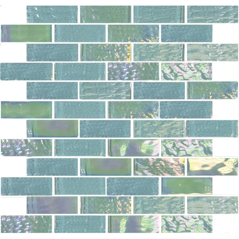 Aquatica Nautical Emerald Green Glass Mosaic