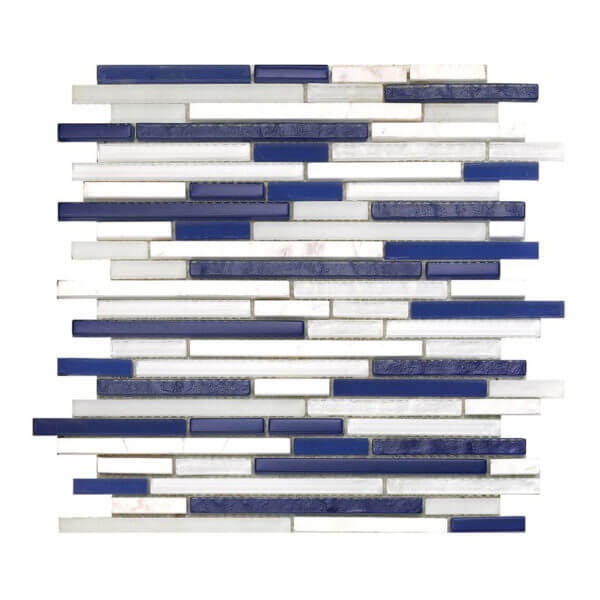 Sobe Marine Marble & Glass Mosaic - Sticks - Natural