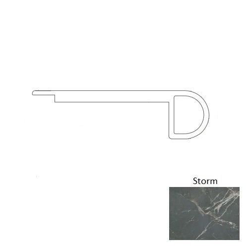 Baltic Stone Storm 94" Overlap Stair Nose