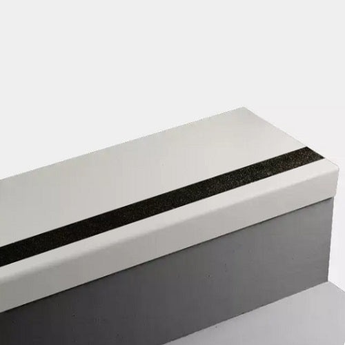 Mist Hammered Rubber Stair Tread