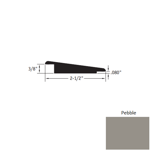 Johnsonite Pebble Vinyl Moulding / Trim