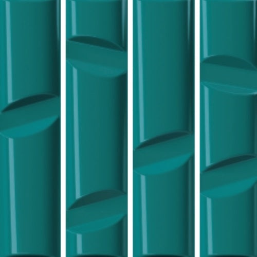 Idiosync Stare Teal Elavated Ceramic Tile