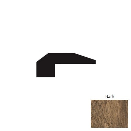 Mountain View Xl Bark Hardwood Moulding / Trim - 84" Threshold - Wire Brushed