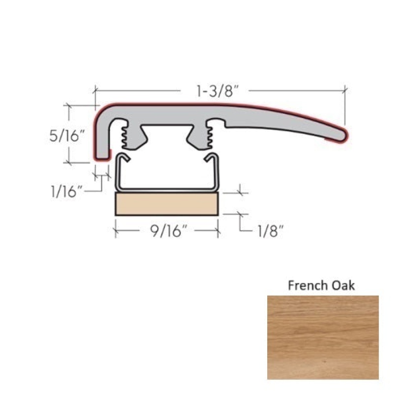 Van Gogh French Oak Luxury Vinyl Moulding / Trim