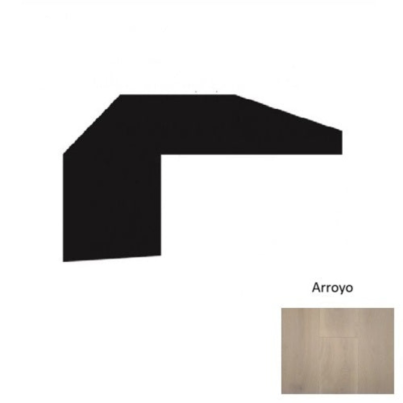 Elevate Arroyo Wire-Brushed Hardwood Moulding/Trim 78-Inch Threshold