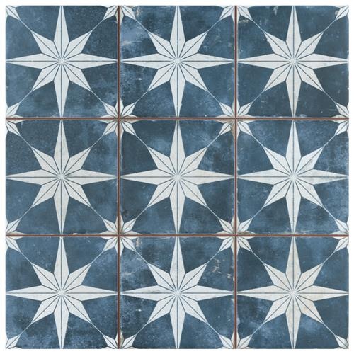Harmonia Kings Star Sky Ceramic Tile - Matte - 13" X 13"