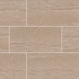 Dunes Beige Porcelain Tile - Polished - 12" x 24"