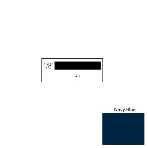 Johnsonite Navy Blue Vinyl Moulding / Trim