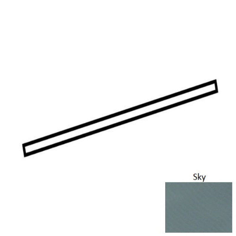 Playscapes Sky Ceramic Wall Trim - 1/2" X 12" Jolly - Glossy