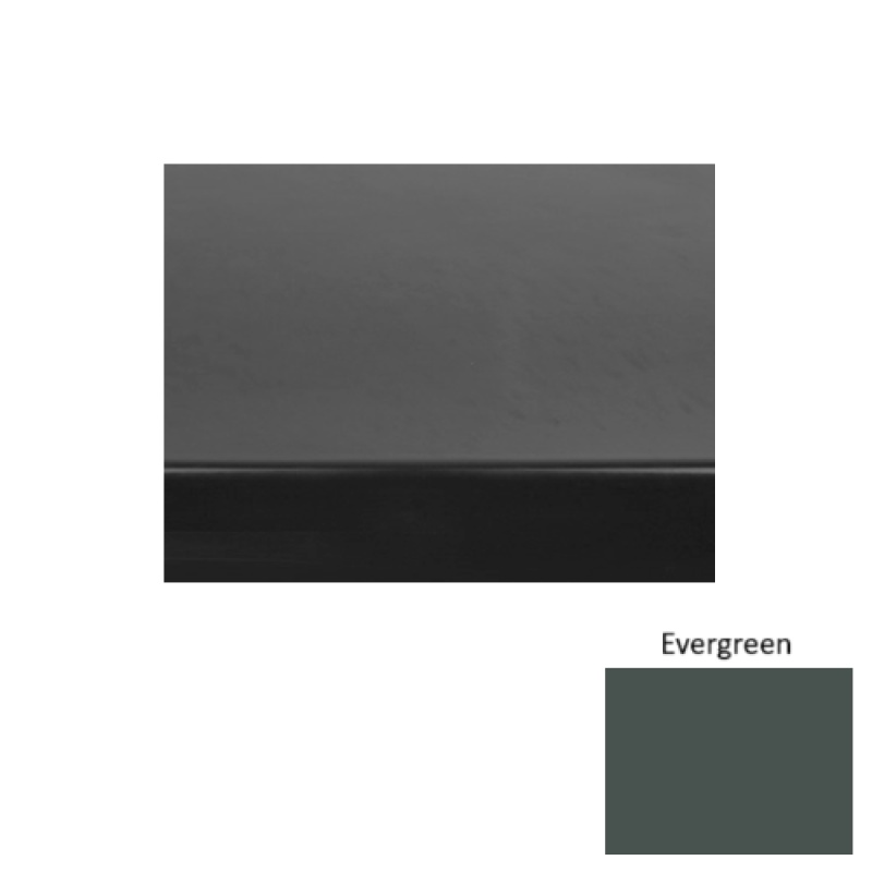 Solid 71 Evergreen Light Duty With One 2 Inch Strips Rubber (Rd) With Safety Yellow Abrasive Strip Stair Tread - Smooth