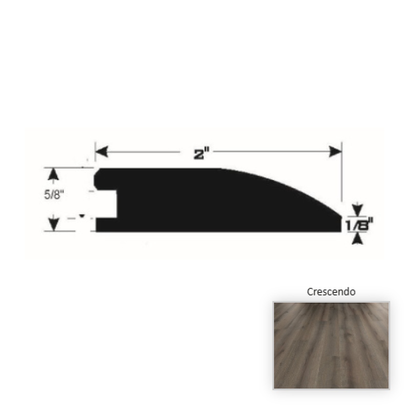 Symphony French White Oak Crescendo 90" Reducer