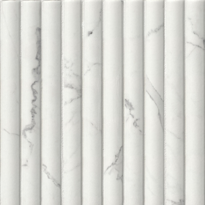 Scanalato Calacatta Porcelain Tile - Matte - 5" x 10"