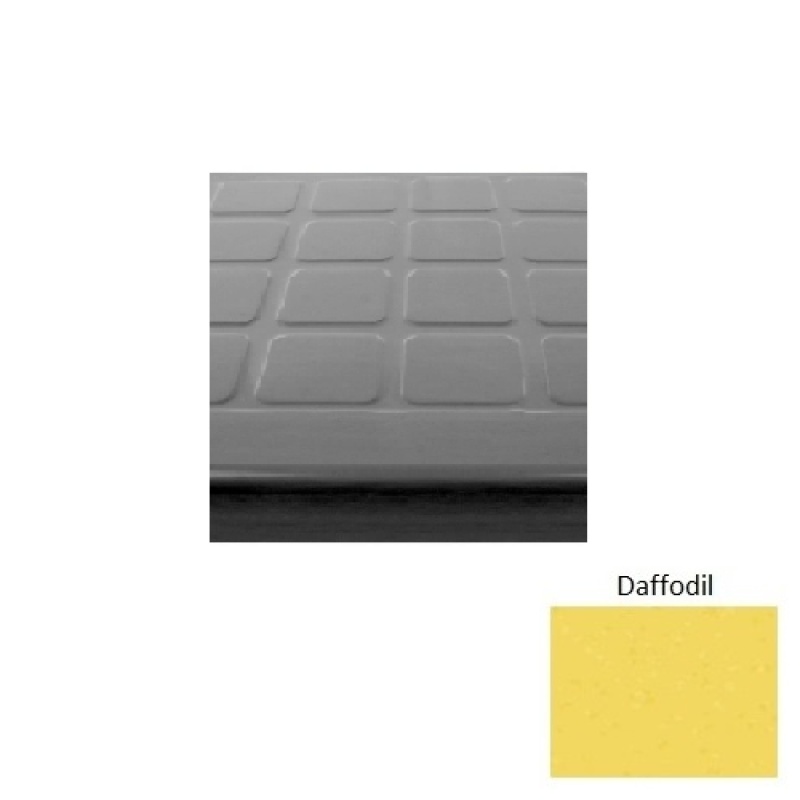 Roppe Symmetry 94 Daffodil Raised Square Rubber Stair Tread – Textured