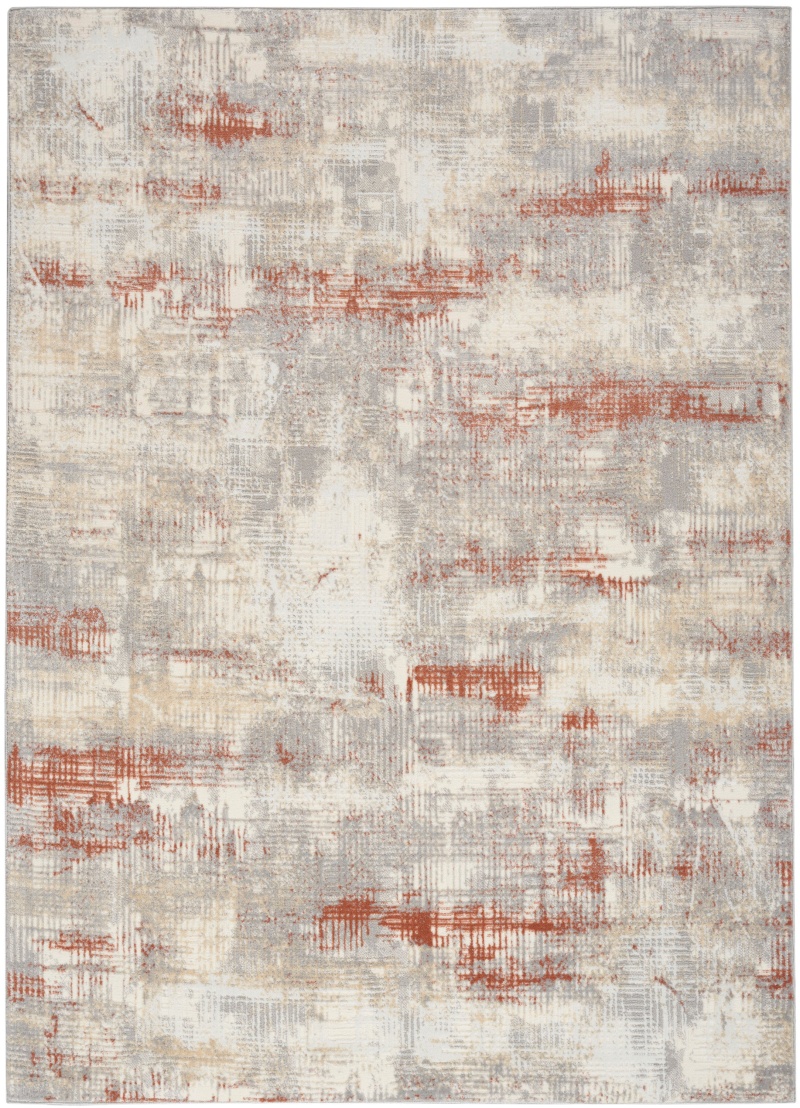 Calvin Klein Rush Ivory/Multi Area Rug 5 ft x 7 ft