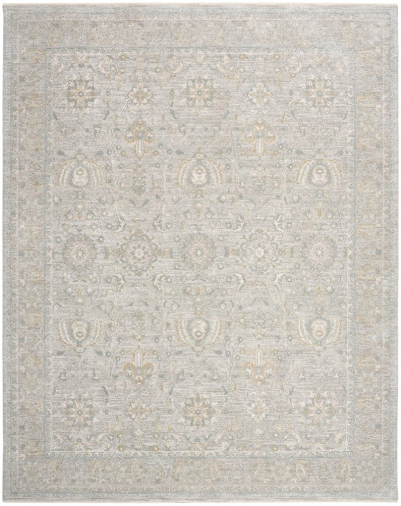 Envy Grey Traditional Area Rug, 5 Ft x 8 Ft