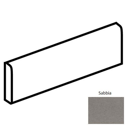 Basalto Sabbia 3" x 24" Bullnose Trim