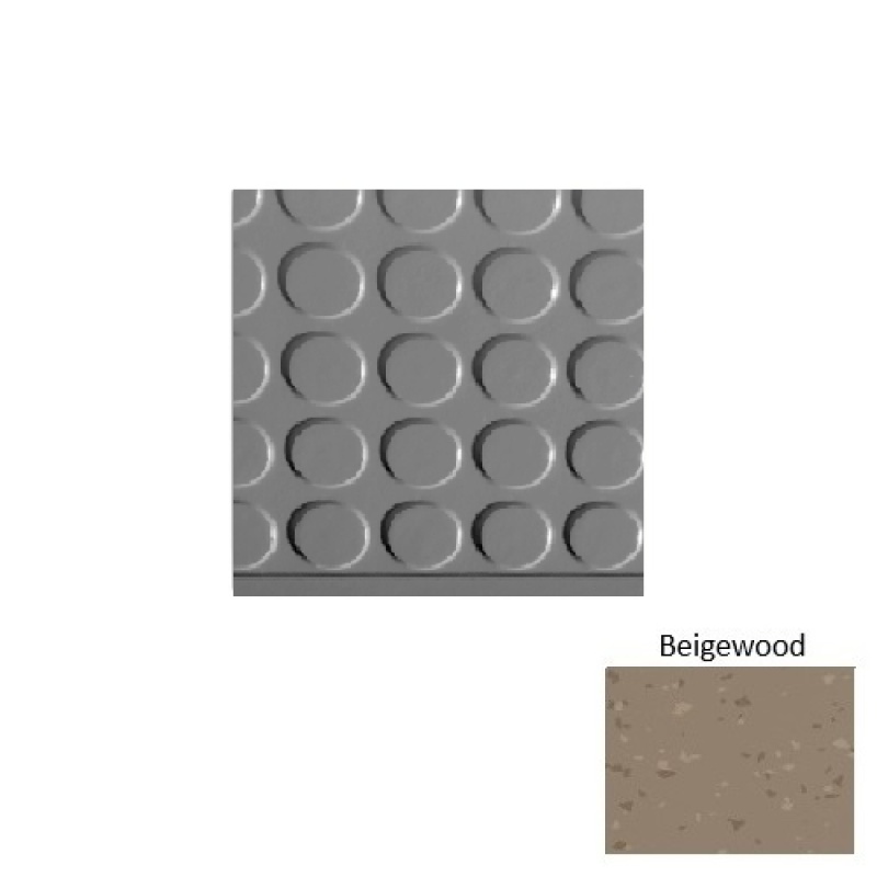 Symmetry 97 Beigewood Textured Rubber Stair Tread