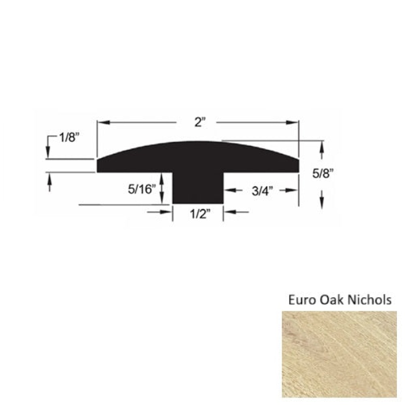 Mill Creek Euro Oak Nichols Hardwood T Molding