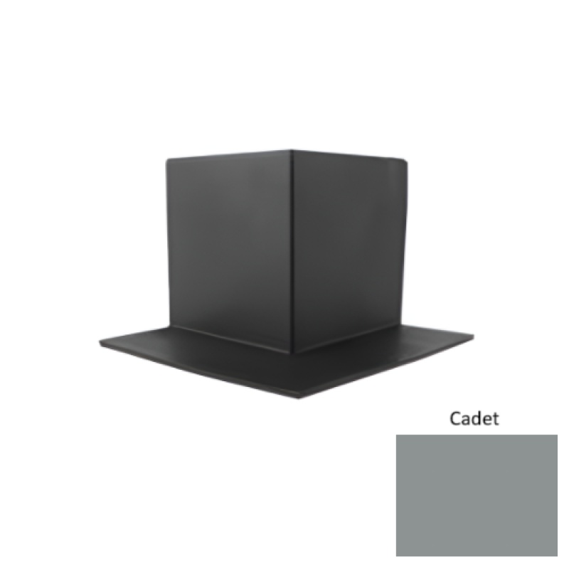 Pinnacle Cadet Rubber Sanitary Toe Outside Corner - 4"