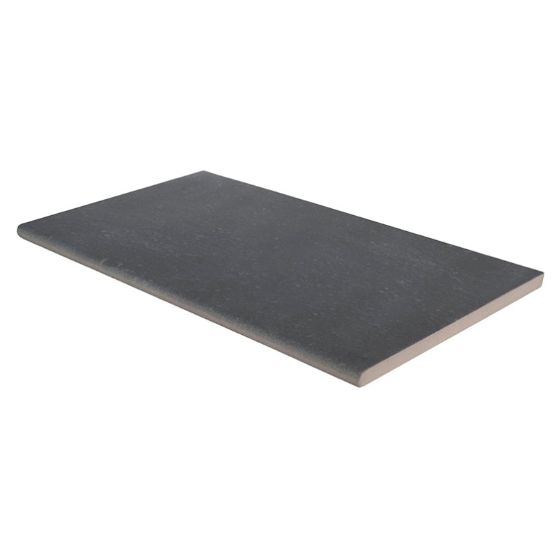 Arterra Vulkon Nero Porcelain Pool Coping - Matte - 13" X 24"