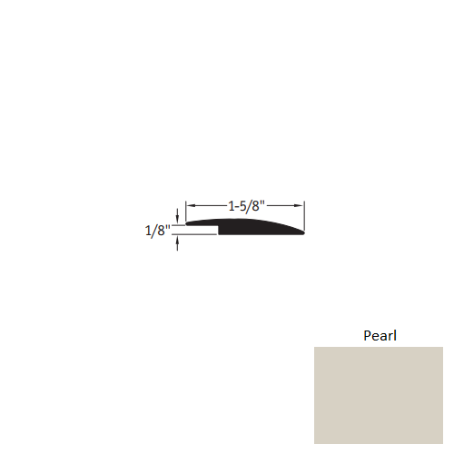 Johnsonite Pearl Vinyl Moulding / Trim Reducer