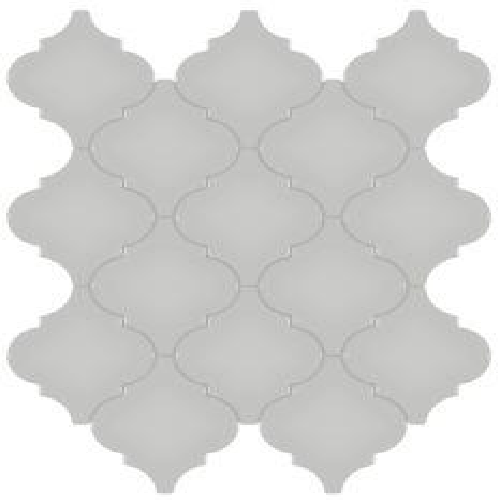 Soho Bevel Loft Grey Ceramic Mosaic - Arabesque - Glossy