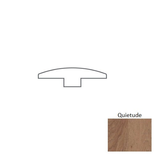 Sanctuary Hickory Quietude Hardwood T-Molding, 2" x 78"