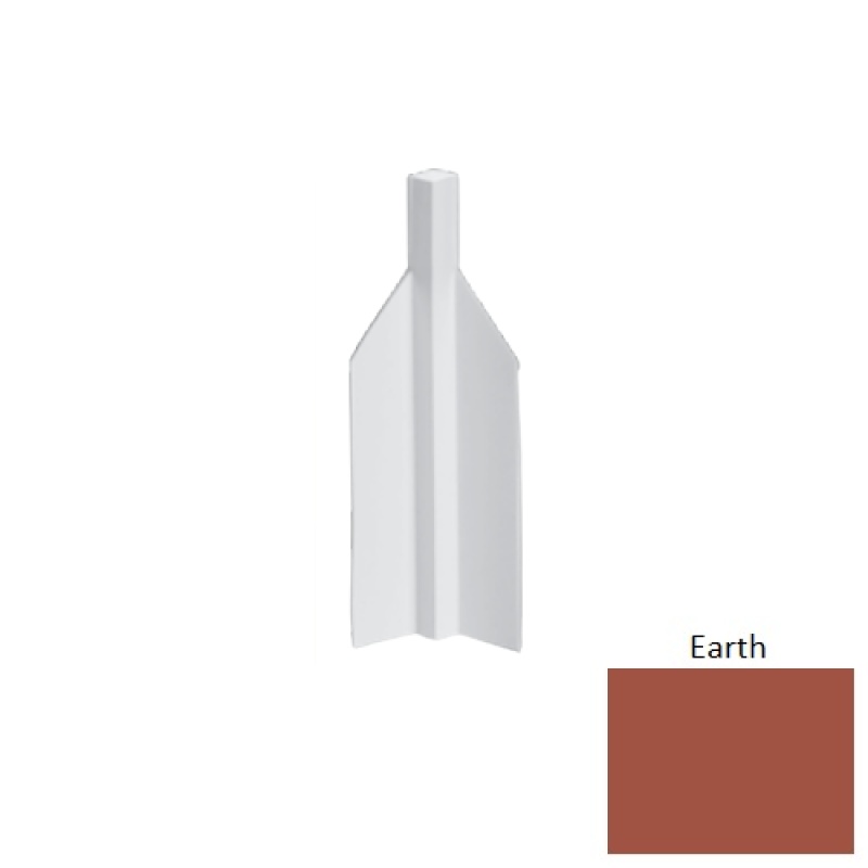 Mcb Earth Rubber Moulding / Trim - 2 3/4" Mini Inside Corner Blocks
