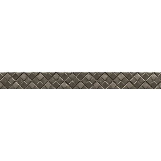 Brushed Nickel Matrix City Metal Wall Trim