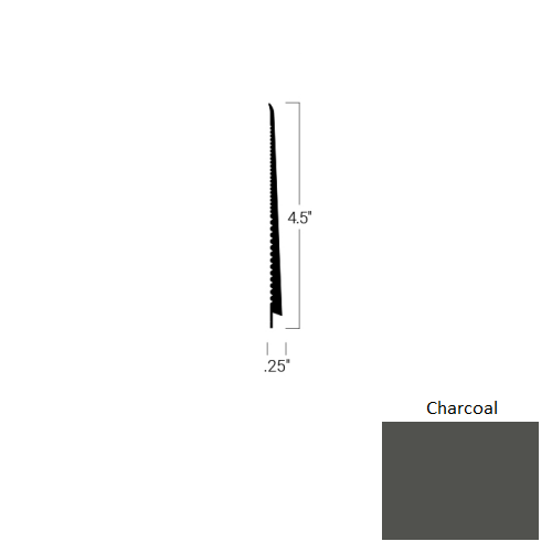Johnsonite Charcoal Rubber Tightlock Carpet Rubber Base
