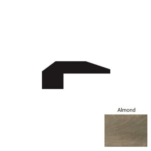 Iberian Hazelwood Almond Hardwood Moulding / Trim - 84" Threshold - Wire Brushed