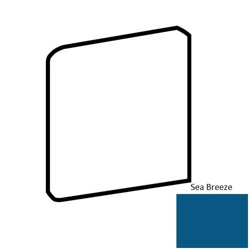 Color Wheel Classic Sea Breeze Ceramic Wall Trim