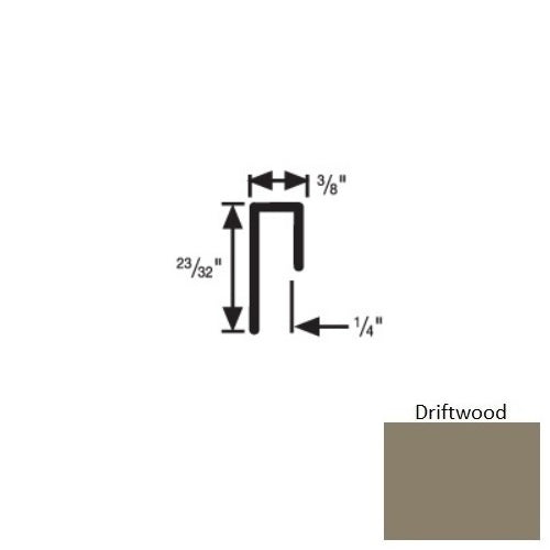 Flextones Driftwood Vinyl 175 Square Carpet Cove Cap