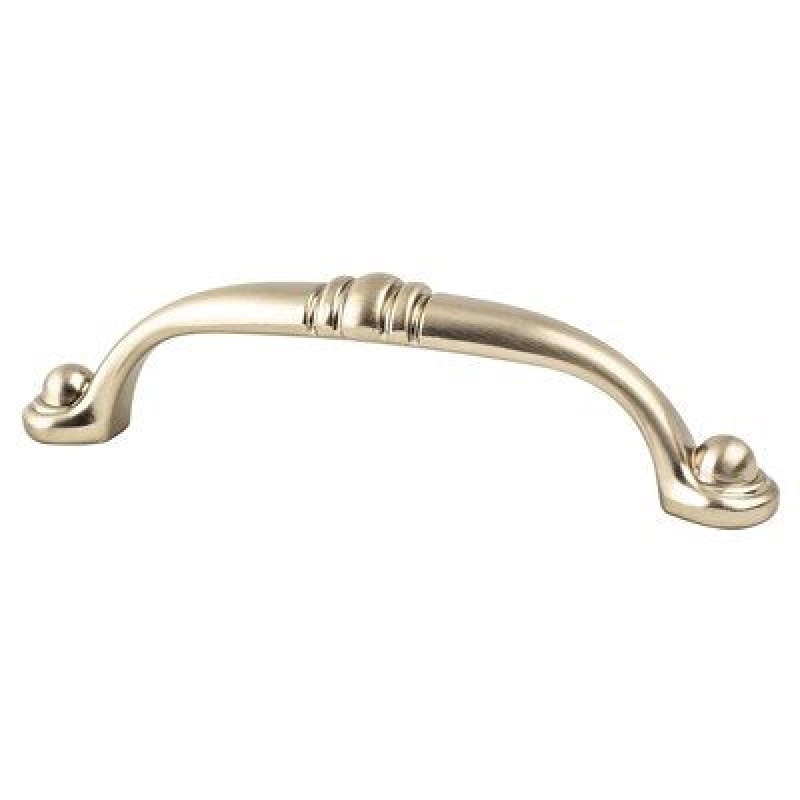 Advantage Plus Traditional Advantage Three Zinc Handle Pulls - Champagne - 3 25/32" (96 Mm) Center To Center